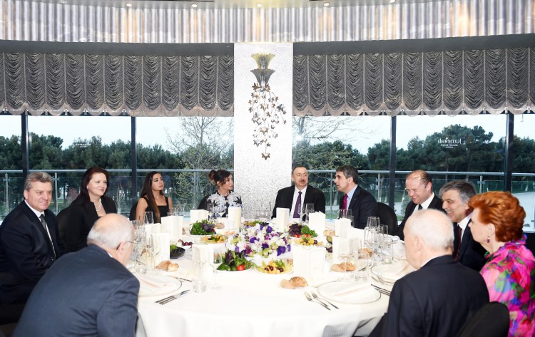 Reception hosted on behalf of President Aliyev in honor of Baku Forum participants