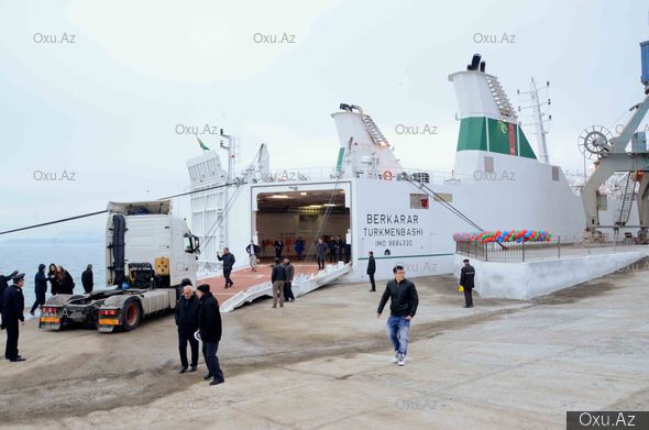 Turkmenistan's new ferry arrives in Baku port