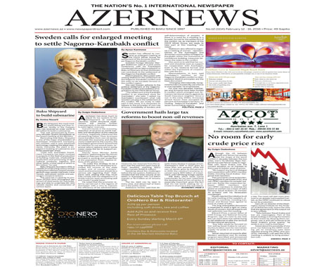 AZERNEWS releases another print issue