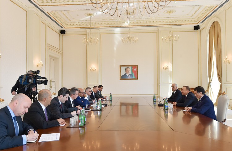President Aliyev receives EBRD head