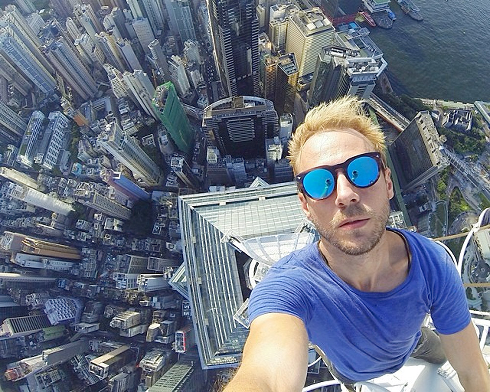 Extreme selfie: cool or crazy?
