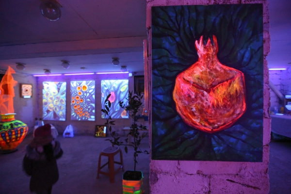 The neon house: amazing surprise for art lovers