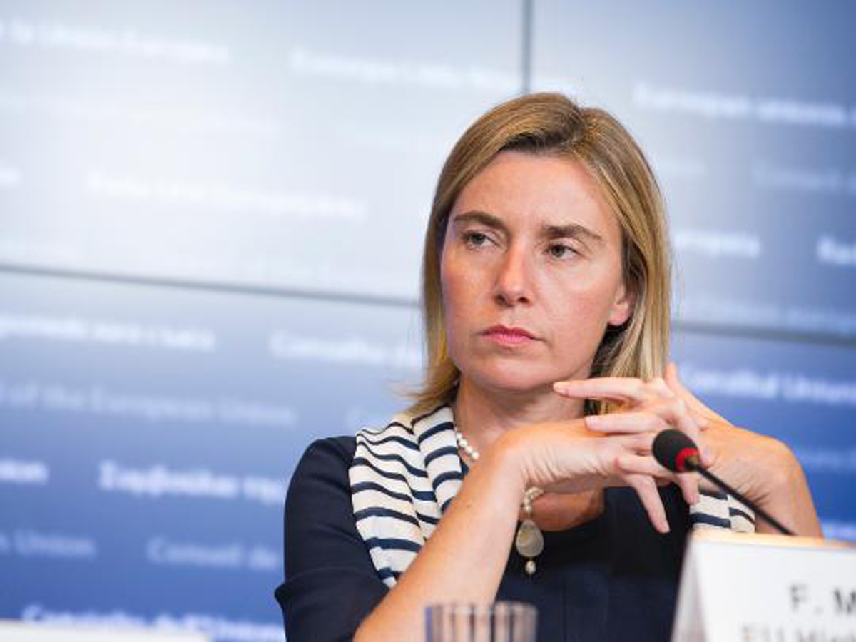 EU interested to work with Azerbaijan, Federica Mogherini says