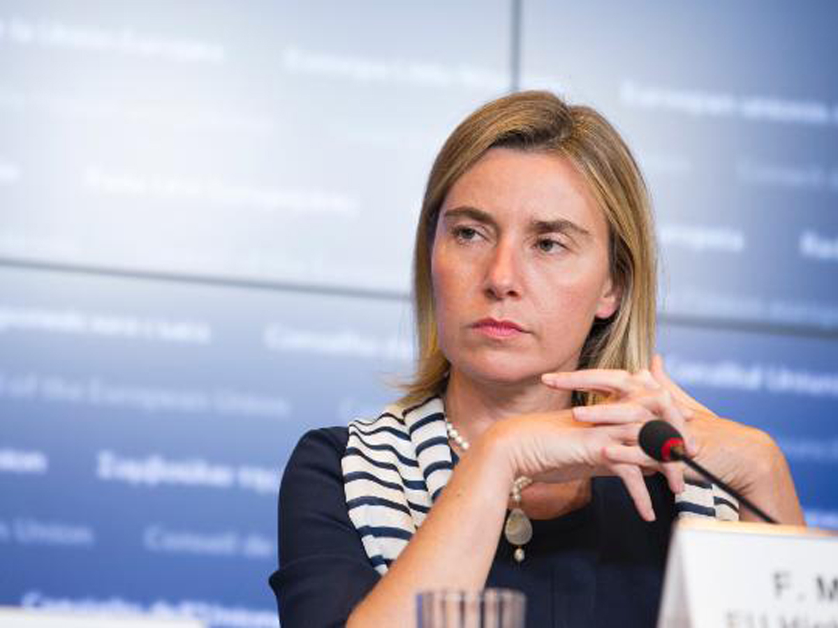 Peaceful solution to Karabakh conflict top EU priority - Federica Mogherini