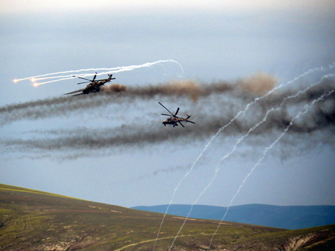 Azerbaijani, Turkish troops conduct firing exercises