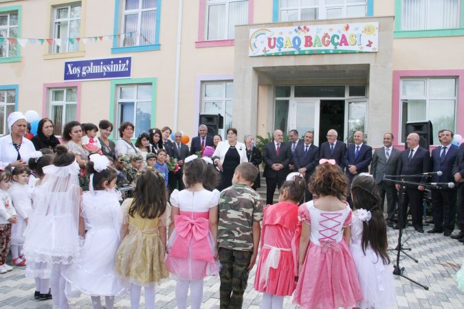 Nursery-kindergarten built in Aghdam