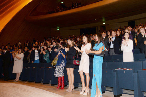 First Lady attends concert at Heydar Aliyev center