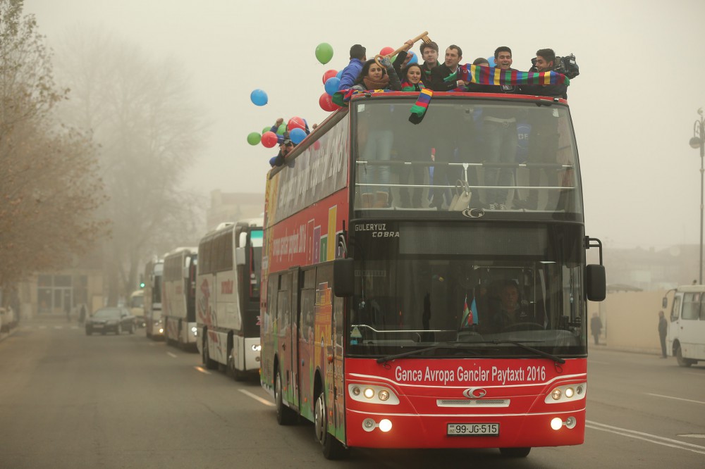Symbolic key of European Youth Capital delivered to Ganja
