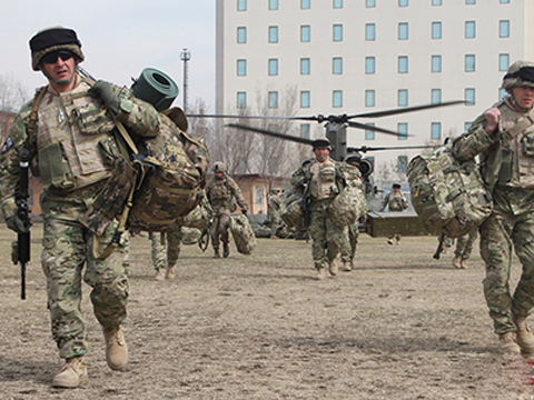 Georgian soldiers join new mission in Afghanistan