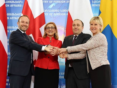 European Union says "go on, Georgia"