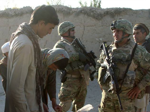 Georgian peacekeepers conduct humanitarian operation in Afghanistan