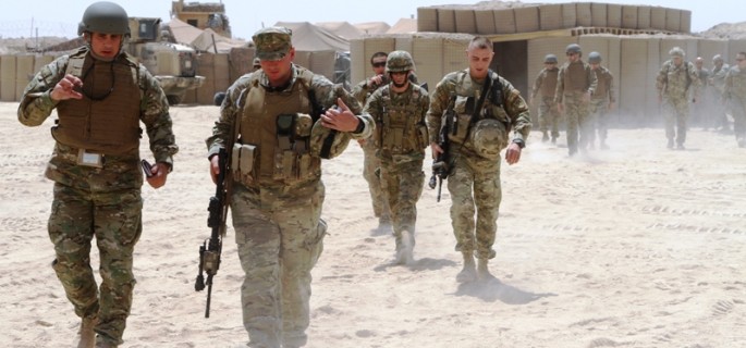 Georgian troops joins ISAF mission in Afghanistan