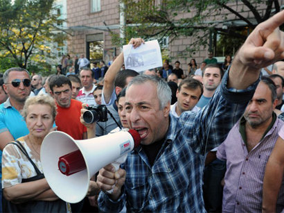 Georgians protest against HPP construction in Adjara