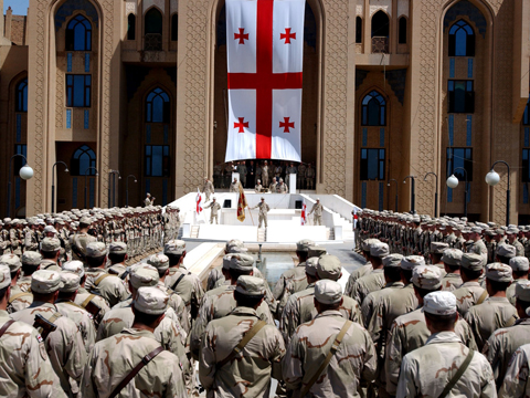 Last Georgian battalion leaves Kandahar