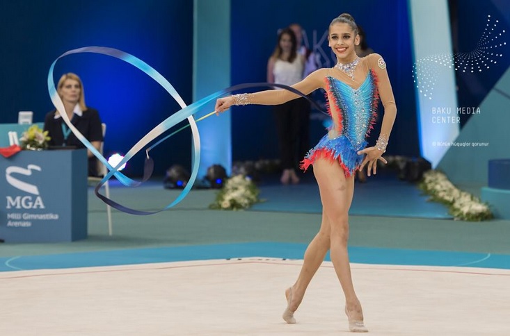 Azerbaijan, silver medalist of European Rhythmic Gymnastics Championships