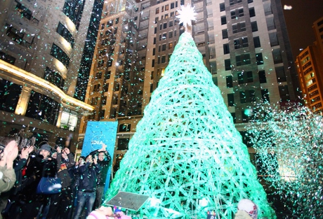 Unusual New Year tree installed in Baku