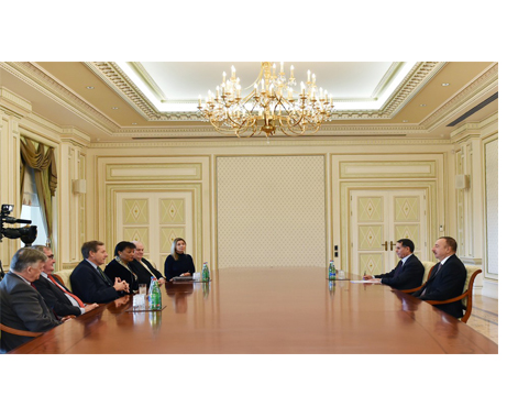 President Aliyev receives British delegation