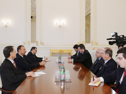 Azerbaijani leader meets Turkish parliament speaker