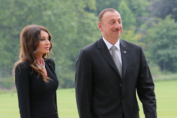 Azeri president and his spouse attend Bakutel-2012 exhibition opening