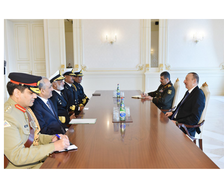 President Aliyev receives Pakistan Navy’s delegation