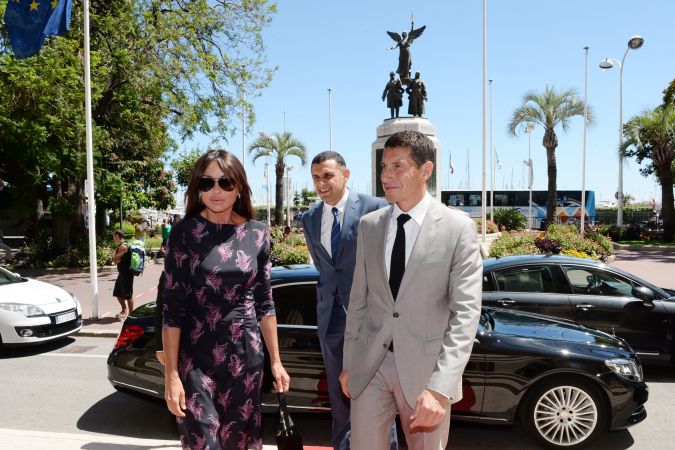 Mehriban Aliyeva meets mayor of Cannes David Lisnard