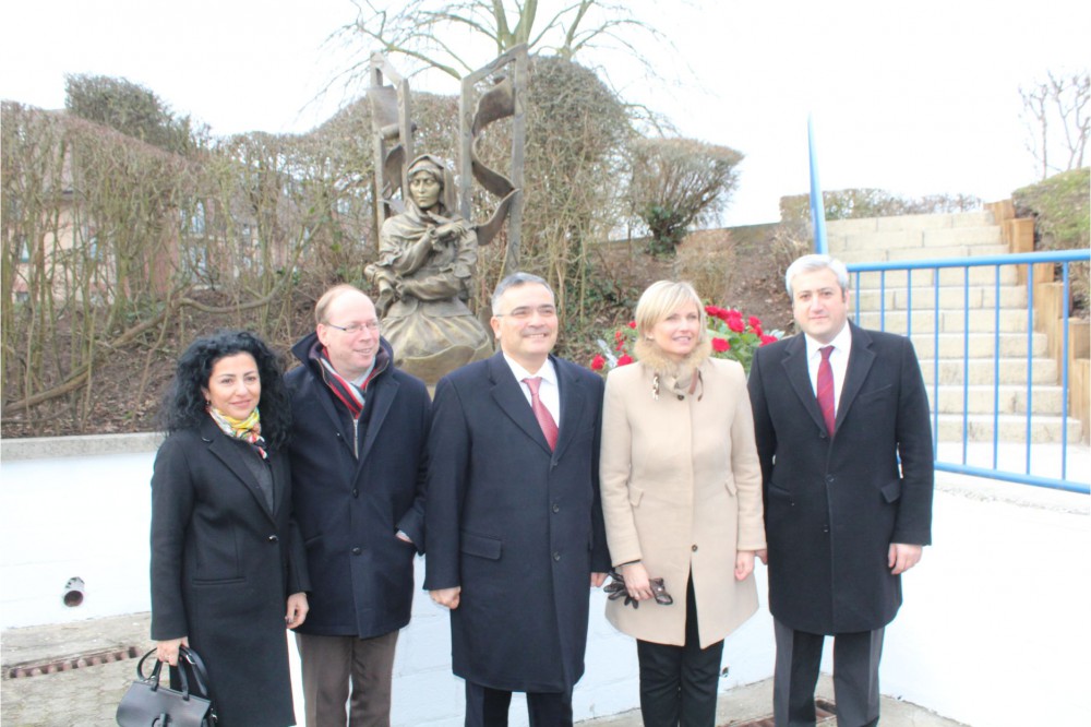 Monument to Khurshidbanu Natavan inaugurated in Belgium