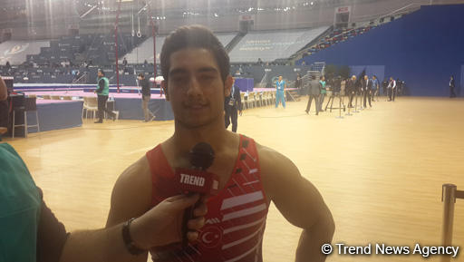 Turkish athlete: Atmosphere at National Gymnastics Arena in Baku simply unique
