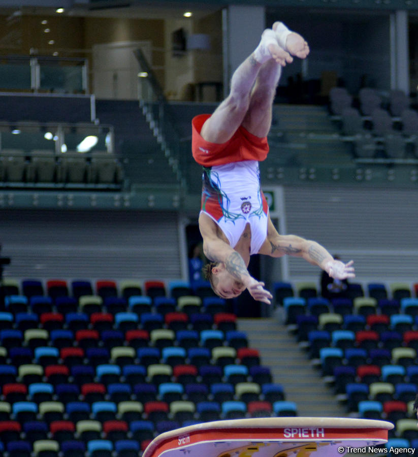 Azerbaijan's Stepko wins silver at FIG World Challenge Cup