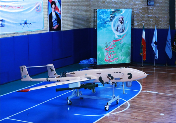 Iran displays first home-made fighter drone