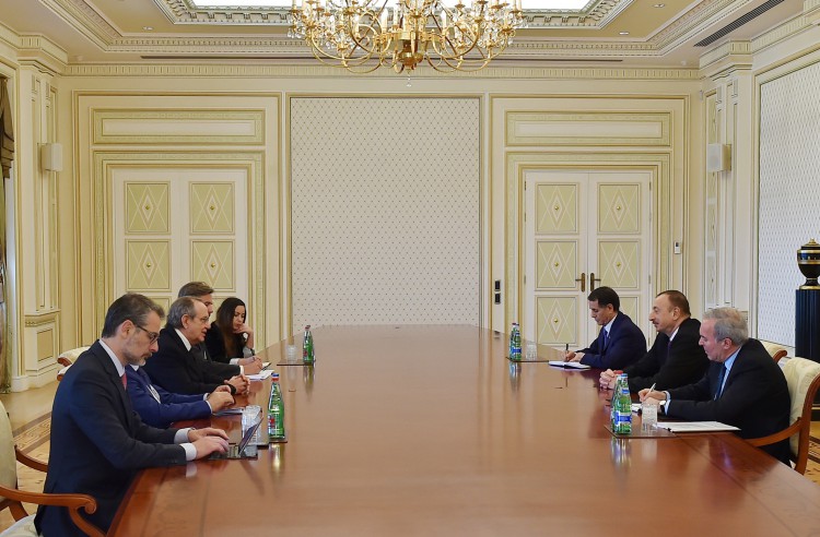 President Aliyev receives Italian minister