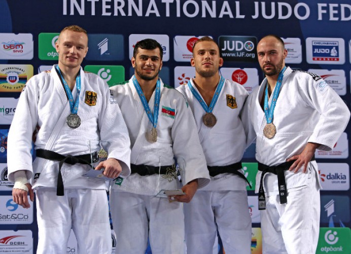 Azerbaijani judo fighters win gold at International Grand-Prix