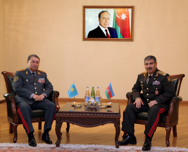 Baku, Astana mull military cooperation