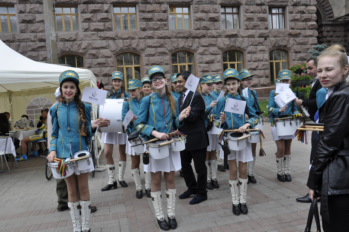 Kiev holds march dedicated to Baku 2015