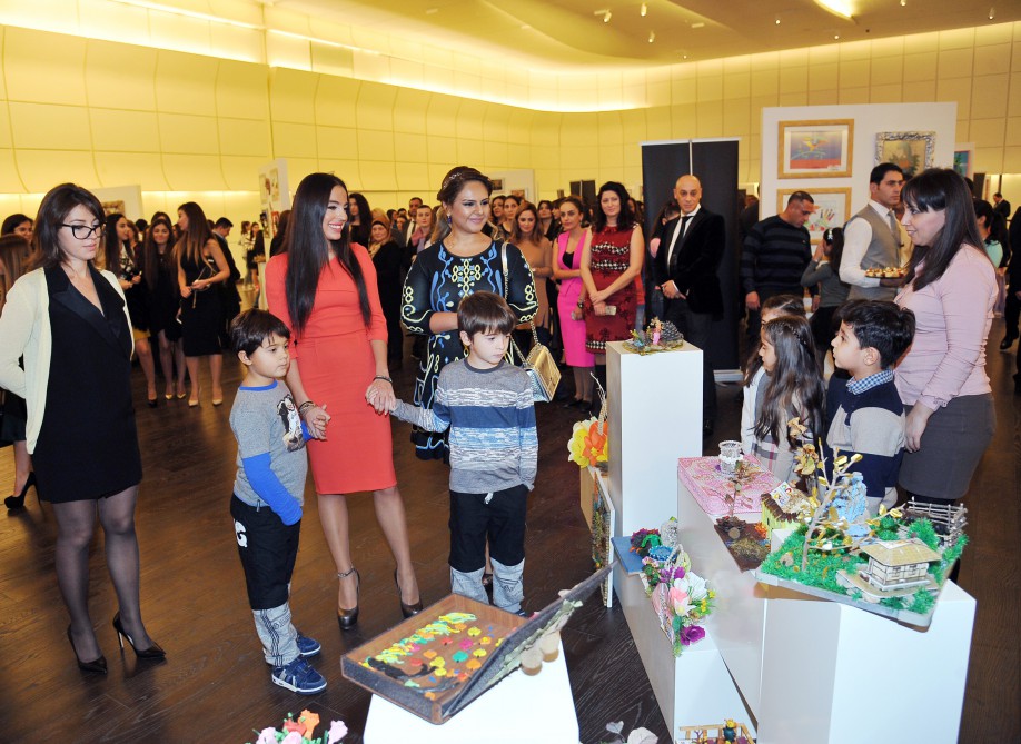 Leyla Aliyeva attends opening of art exhibitions in Baku