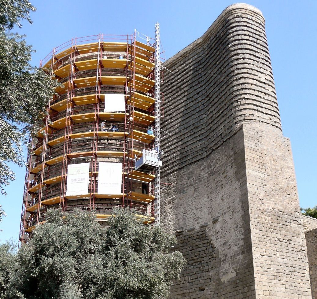 Restoration of ancient Maiden Tower to end in September