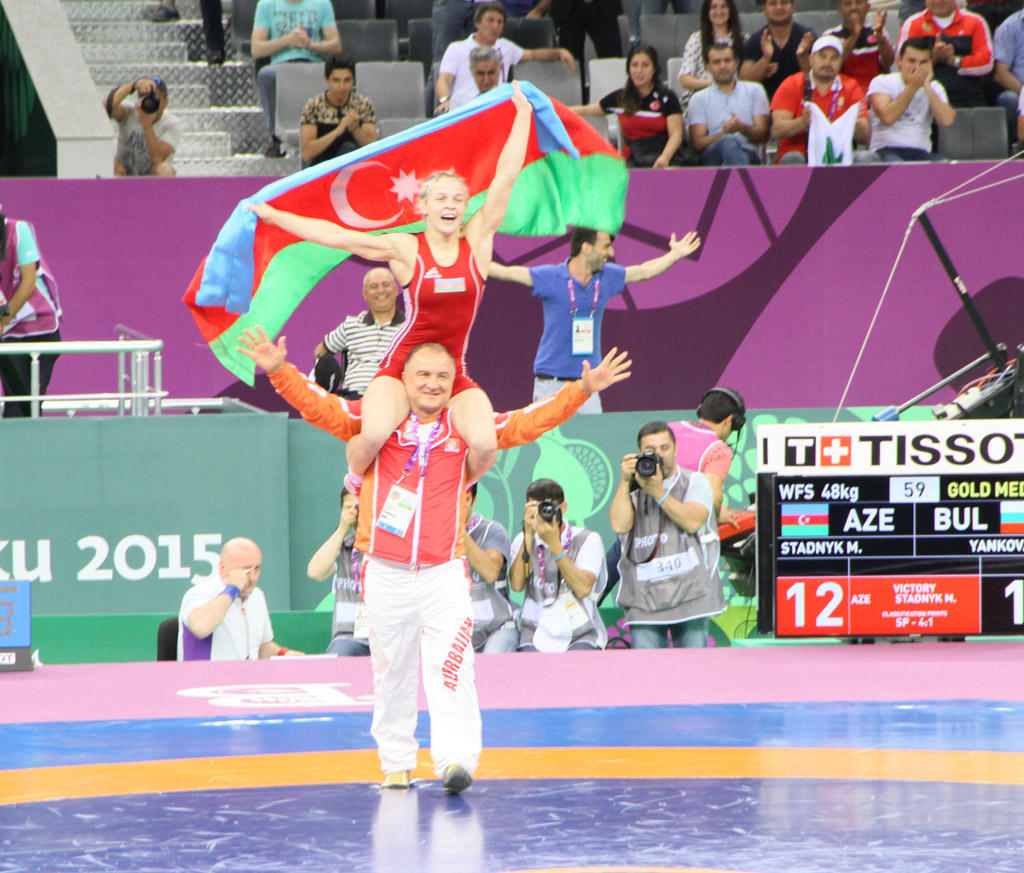 Azerbaijan meets 5th day of Baku 2015 in top