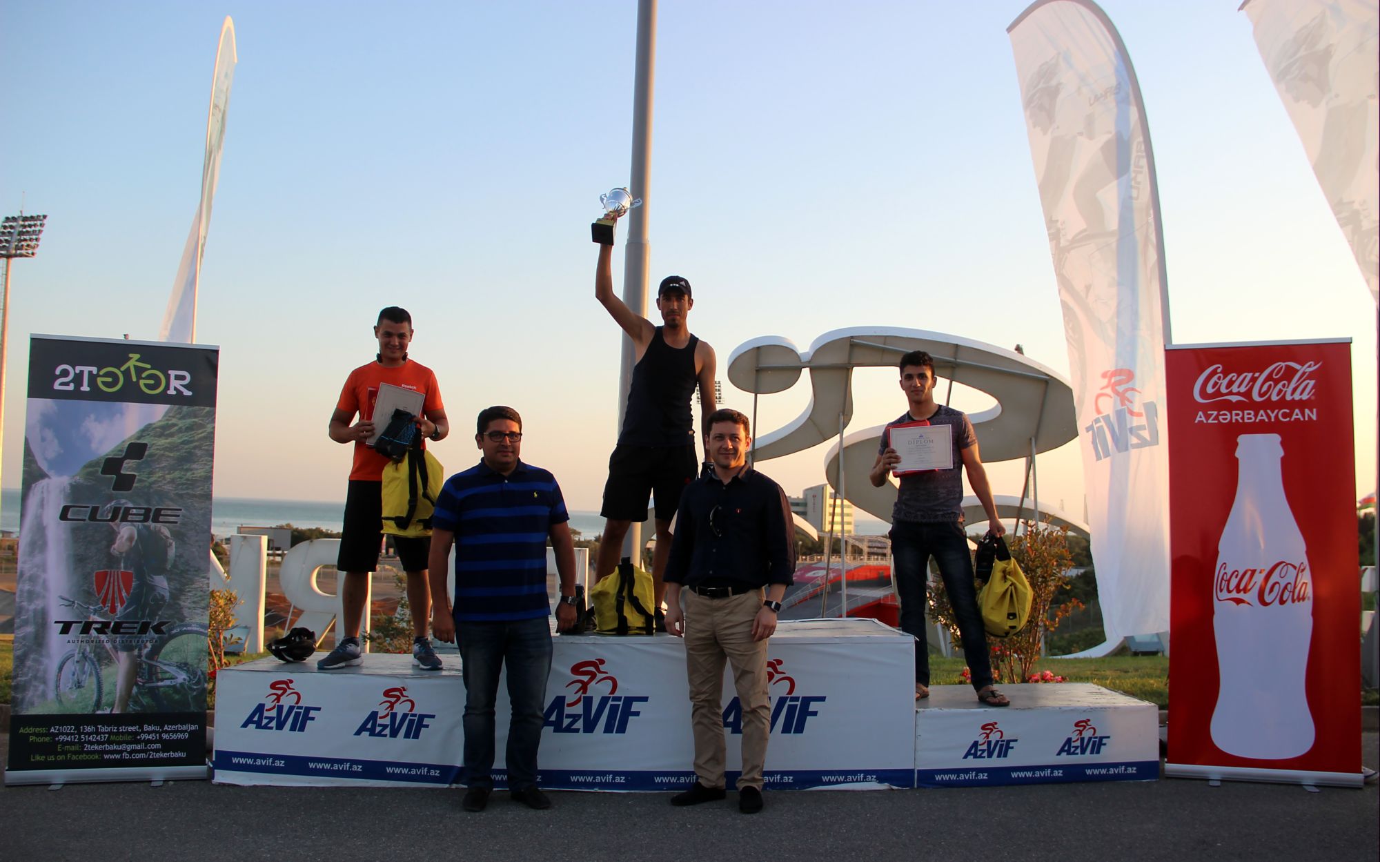 Winners of “Media Cup” cycling event announced