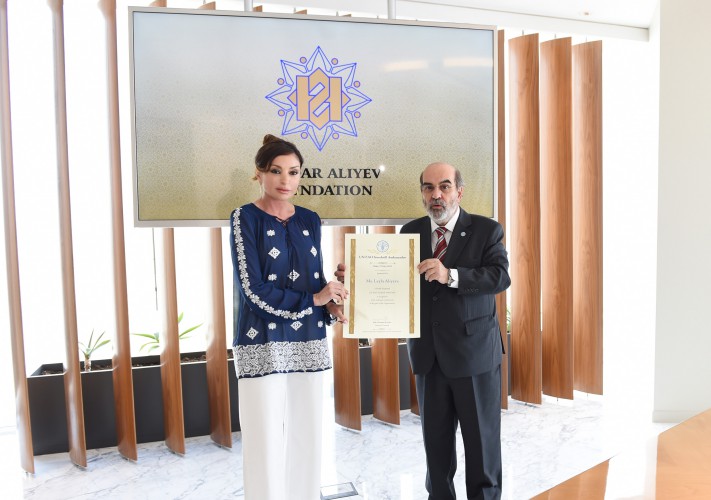 First Lady meets FAO Director-General