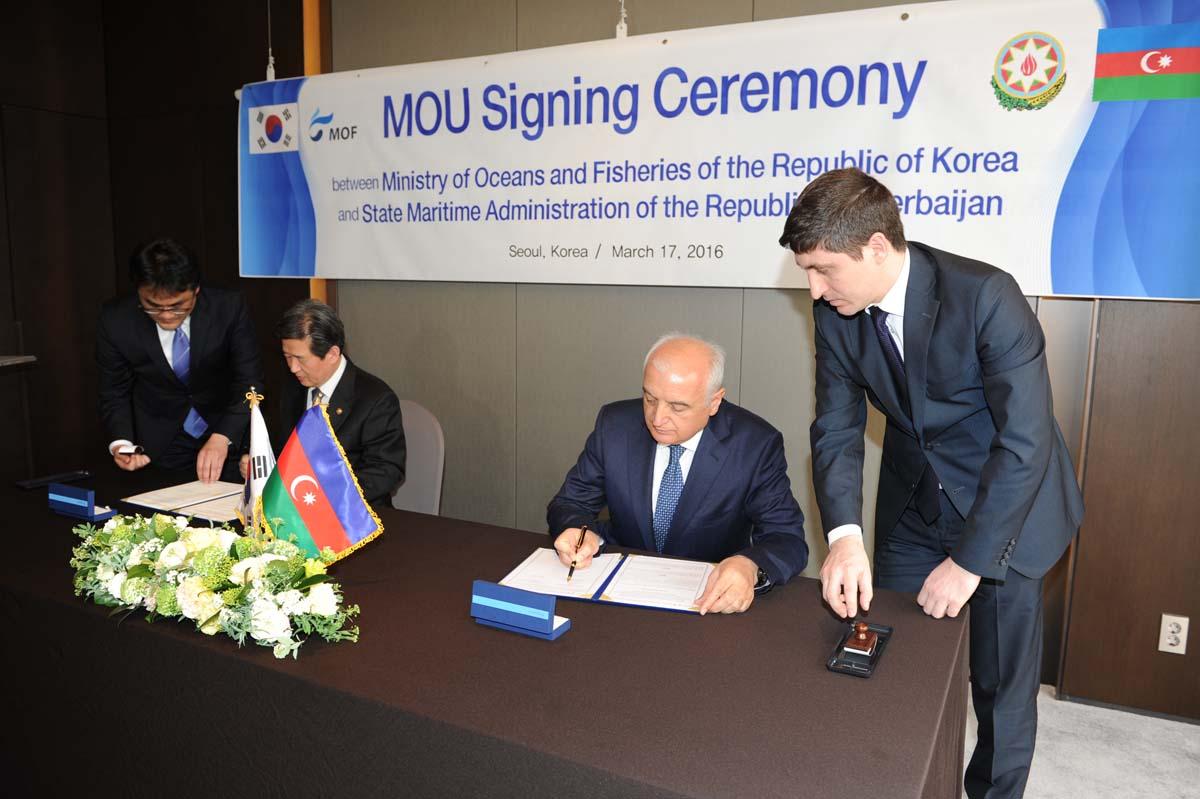 Azerbaijan, South Korea to boost maritime cooperation