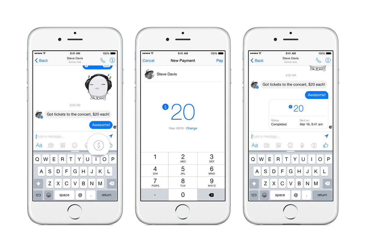 Facebook to let friends send money through messenger