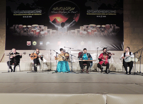 Azerbaijani musicians perform in int'l festival for drums and traditional arts in Cairo