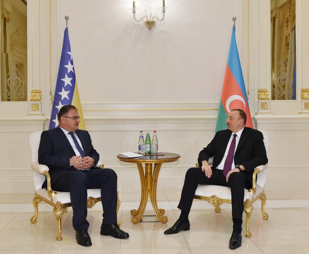 President Aliyev receives chairman of presidency of Bosnia and Herzegovina