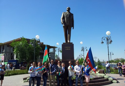 Azerbaijani national leader Heydar Aliyev commemorated in Astrakhan