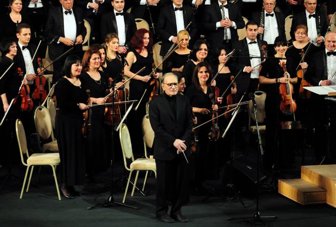 Morricone illuminates Baku with famous music pieces