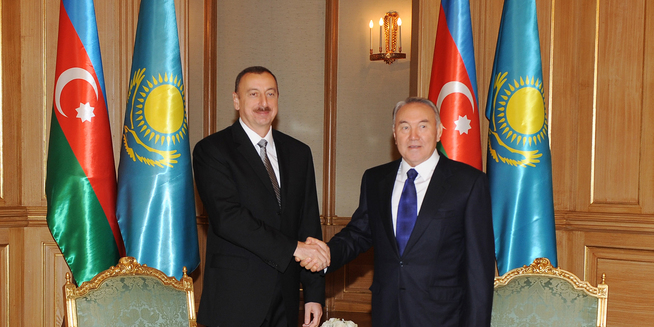 President Aliyev congratulates President Nazarbayev over victory in elections