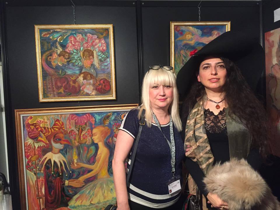 Narimanbayova astonishes Parisians with her works