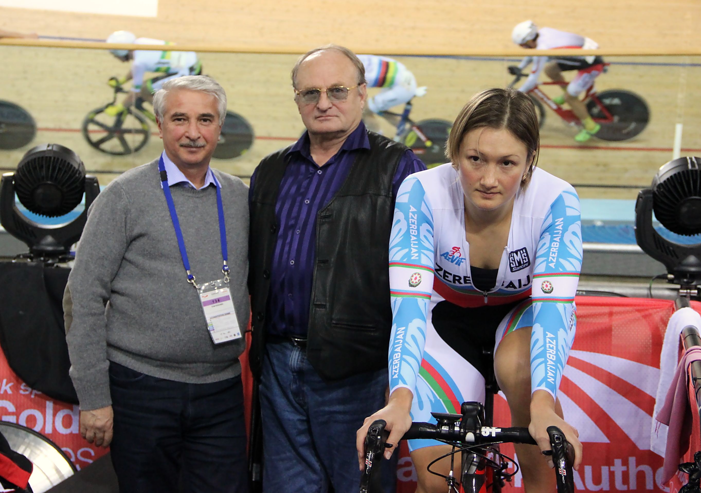 Azerbaijani cyclists participate at London UCI Track Cycling