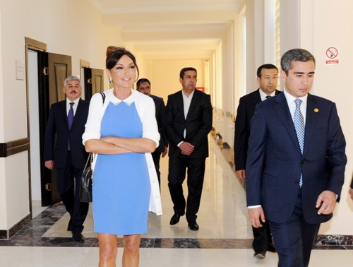 Azerbaijani First Lady visits Olympic Village