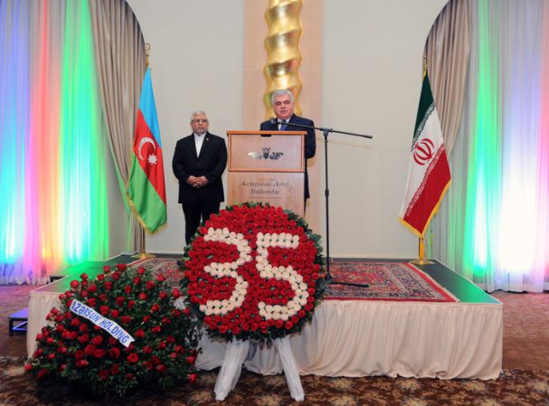 Iranian Embassy in Baku marks revolution anniversary