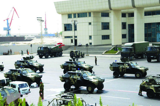 Azerbaijani capital starts preps for military parade